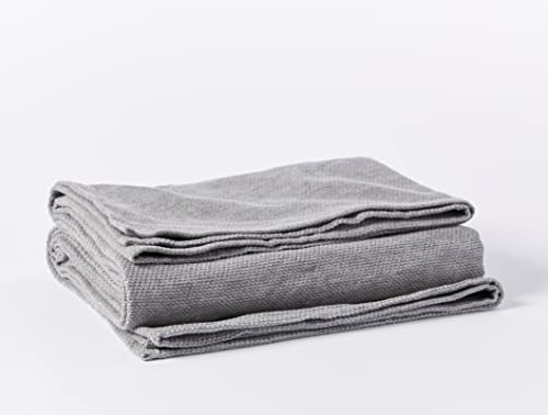 Coyuchi - Sequoia Washable Organic Blanket - Throw - Gray