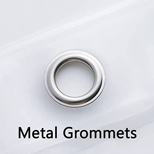 MY 8 STORE Soft Non-Toxic PEVA Shower Curtain Liner for Bathroom Showers and Bathtubs: Magnets, Metal Grommets, Eco-Friendly, Odor Free, Standard Size 72" Length (Chocolate Brown)