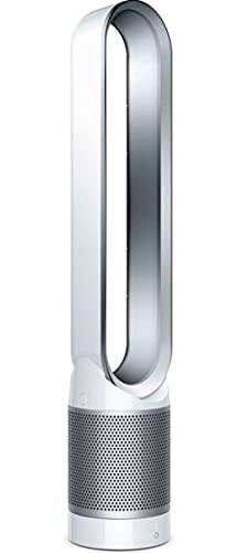 Dyson - TP02 Pure Cool Link Tower 400 Sq. Ft. Air Purifier - Iron, White (Renewed)