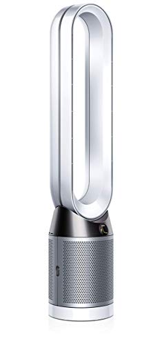 Dyson Pure Cool, TP04 - HEPA Air Purifier and Tower Fan, White/Silver (Renewed)