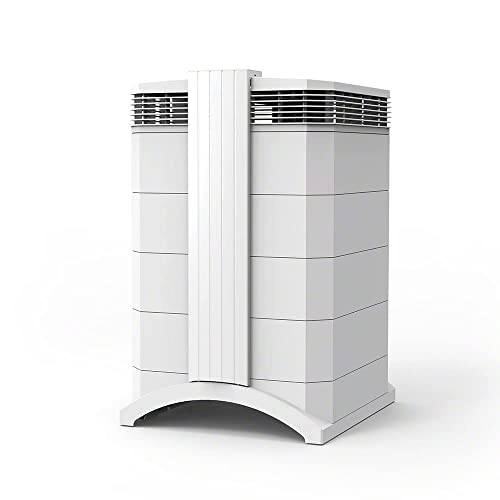 IQAir HealthPro Compact – High-Airflow Medical-Grade Air Purifier with HyperHEPA Filter for Bacteria, Viruses, Airborne Particles, Allergens, Pets, Asthma Triggers, Pollen, Dust; Swiss Made