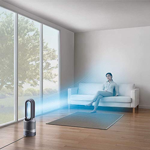 Dyson HP01 Pure Hot + Cool Desk Purifier, Heater & Fan - Non Wi-Fi Compatible (HP01 | Space Grey - Silver)