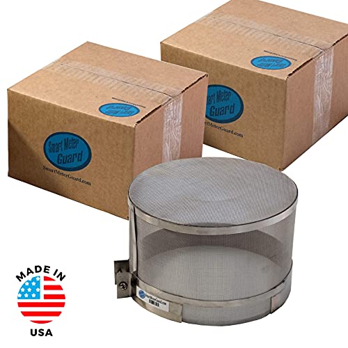 Smart Meter Guard Cover EMF Shield Blocks EMF and 5G - (Only one Made in The USA, Guaranteed to Block The Most EMF. Invented by us, Beware All Others You See are Chinese Made Counterfeit Copies.