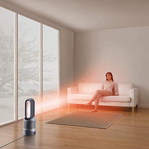 Dyson HP01 Pure Hot + Cool Desk Purifier, Heater & Fan - Non Wi-Fi Compatible (HP01 | Space Grey - Silver)