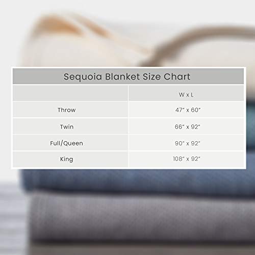 Coyuchi - Sequoia Washable Organic Blanket - Throw - Gray