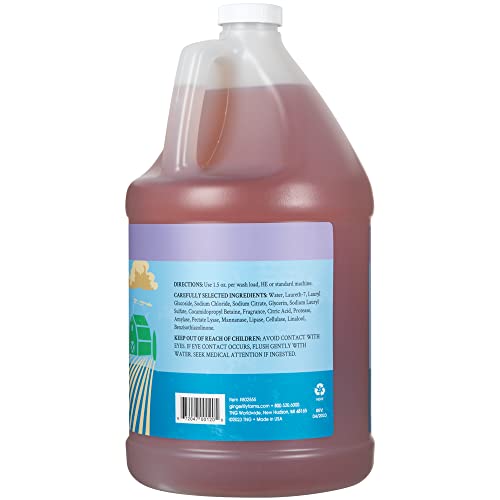 Ginger Lily Farms Botanicals Plant-Based Liquid Laundry Detergent, Lavender, Concentrated Formula, HE Compatible, 85 Loads, 1 Gallon (128 fl. oz.)