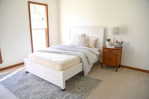Naturepedic Serenade Organic Mattress, Cushion Firm Hybrid Mattress with Organic Latex and Encased Coils, Twin