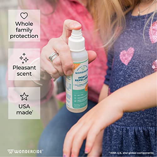 Wondercide - Mosquito, Tick, Fly, and Insect Repellent with Natural Essential Oils - DEET-Free Plant-Based Bug Spray and Killer - Safe for Kids, Babies, and Family - Cedarwood 2-Pack of 4 oz Bottle