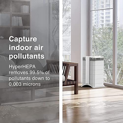 IQAir HealthPro Plus Air Purifier - Medical Grade HyperHEPA filter for home large room up to 1125 sq ft - for Viruses, Bacteria, Allergens, Asthma Triggers, Smoke, Mold, Pets, Dust, Odor, Swiss Made