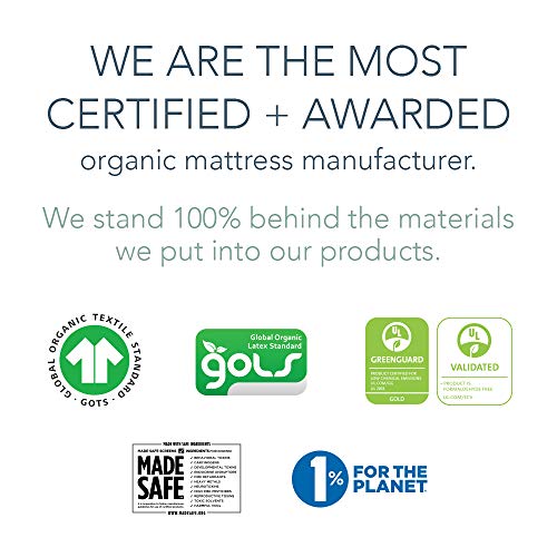 Naturepedic Serenade Organic Mattress, Cushion Firm Hybrid Mattress with Organic Latex and Encased Coils, Twin