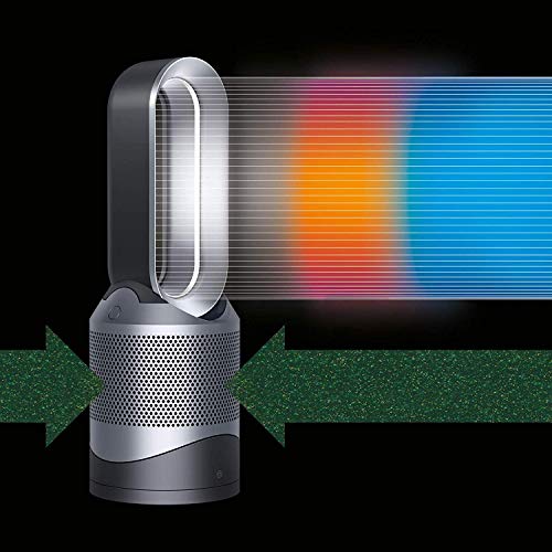 Dyson HP01 Pure Hot + Cool Desk Purifier, Heater & Fan - Non Wi-Fi Compatible (HP01 | Space Grey - Silver)