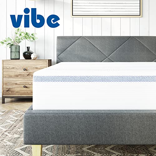 Vibe Gel Memory Foam 12-Inch Mattress | CertiPUR-US Certified | Bed-in-a-Box, Queen