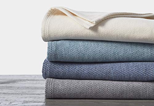 Coyuchi - Sequoia Washable Organic Blanket - Throw - Gray