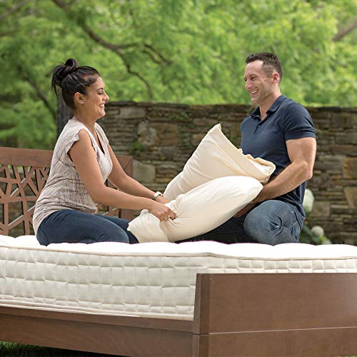 Naturepedic Serenade Organic Mattress, Cushion Firm Hybrid Mattress with Organic Latex and Encased Coils, Twin