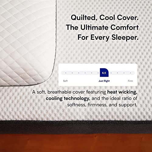 Nectar Queen Mattress 12 Inch - Medium Firm Gel Memory Foam - Cooling Comfort Technology - 365-Night Trial - Forever Warranty