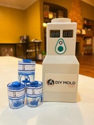DIY Mold Test, Mold Test Kit For Home Air Professional Air Test (3 Tests) All Lab Fees and Expert Consult Included