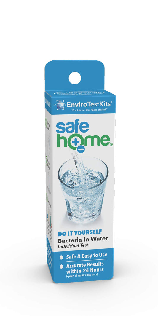 Safe Home DIY Bacteria in Drinking Water Test Kit – Detects 50 Different Species of Coliform Bacteria as Fast as 24-Hours – Single Pack
