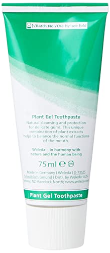 Weleda Weleda Plant Gel Toothpaste, Natural Dental Care, 2.5 OZ (packaging may vary)