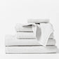 COYUCHI Air Weight Organic Towels, 6 Piece Set, Alpine White