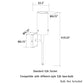 KAWOTI Modern Indoor Wall Sconce Lighting Set of 2 Bronze Decor Interior Bedroom Wall Sconces with Clear Glass Shade