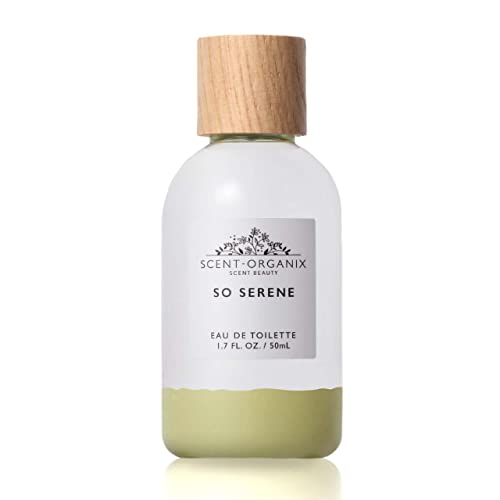 SCENT BEAUTY Scent-Organix So Serene Perfume for Men & Women Citrusy and Fruity Scent with Notes of Mandarin, Wild Freesia & Green Tea - Non-Toxic, Vegan & Biodegradable Perfume - 1.7fl Oz