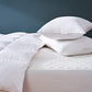 Coyuchi Organic Cotton Mattress Pad, Queen, Soft Cotton Mattress Cover, White