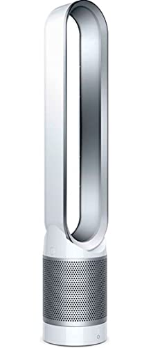 Dyson - TP02 Pure Cool Link Tower 400 Sq. Ft. Air Purifier - Iron, White (Renewed)