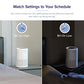 LEVOIT Air Purifiers for Home Large Room, Smart WiFi Alexa Control, H13 True HEPA Filter for Allergies, Pets, Smoke, Dust, Pollen, Ozone Free, 24dB Quiet Cleaner for Bedroom, Core 200S, White