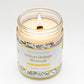 Fontana Candle Company - Lemon Orange Blossom | Lightly Scented Candle 9 oz | Made from Beeswax and Coconut Oil | Essential Oil | Wood Wick | Long Lasting | Non Toxic Clean Burn