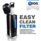 OION Technologies B-1000 Permanent Filter Ionic Air Purifier Pro Ionizer with UV-C Sanitizer, New (Black)