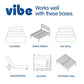 Vibe Gel Memory Foam 12-Inch Mattress | CertiPUR-US Certified | Bed-in-a-Box, Queen