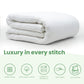 Salt Earth 100% Cotton Throw Blanket 55"x60" Waffle Blanket for Couch, Bed, Sofa, Living Room and Home Decor Lightweight & Comfortable All Season Use Easy to wash, Nature and Skin Friendly (White)