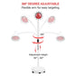 Infrared Light Stand, 275W Red Light Near Infrared Heat Lamp with Flexible Arm and Remove Control