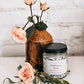 Fontana Candle Company - Wildflower Citrus | Lightly Scented Candle 9 oz | Made from Beeswax and Coconut Oil | Essential Oil | Wood Wick | Long Lasting | Non Toxic Clean Burn