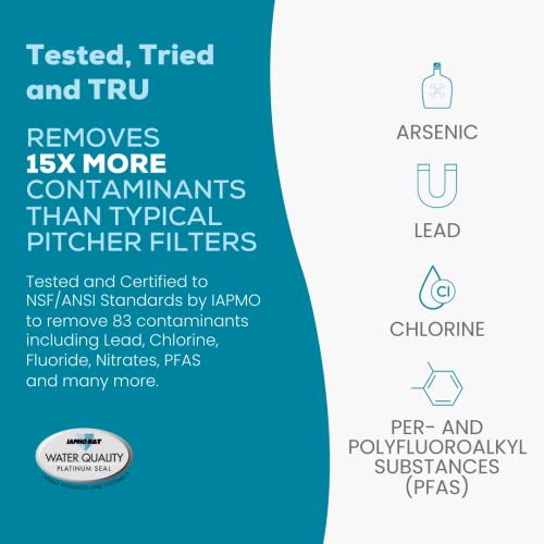 AquaTru - Countertop Water Filtration Purification System with Exclusive 4-Stage Ultra Reverse Osmosis Technology (No Plumbing or Installation Required) | BPA Free