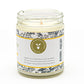 Fontana Candle Company - Lemon Orange Blossom | Lightly Scented Candle 9 oz | Made from Beeswax and Coconut Oil | Essential Oil | Wood Wick | Long Lasting | Non Toxic Clean Burn