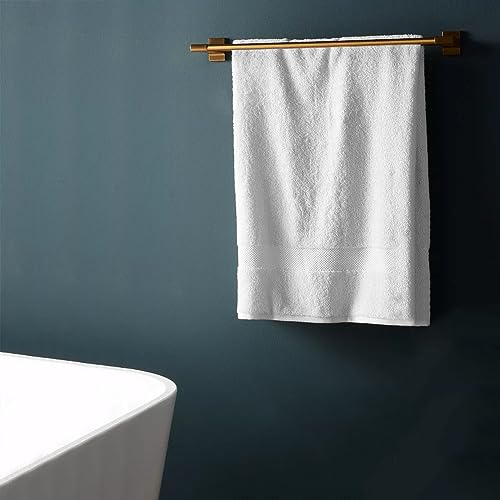 Delara 100% Organic Cotton Towels 650 GSM Plush Feather Touch Quick Dry Bath Towel, Pack of 4 GOTS Certified, Oeko-Tex Green Certified, Organic Cotton Bath Towel, 30"X58"