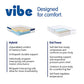 Vibe Gel Memory Foam 12-Inch Mattress | CertiPUR-US Certified | Bed-in-a-Box, Queen