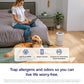 LEVOIT Air Purifiers for Home Large Room, Smart WiFi Alexa Control, H13 True HEPA Filter for Allergies, Pets, Smoke, Dust, Pollen, Ozone Free, 24dB Quiet Cleaner for Bedroom, Core 200S, White
