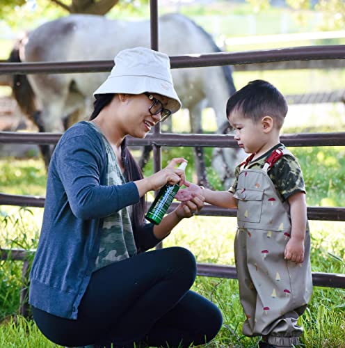 Bug Soother Spray (2, 8 oz) - Natural Insect, Gnat and Mosquito Repellent & Deterrent - 100% DEET-Free Safe Bug Spray for Adults, Kids, Pets, & Environment - Made in USA - Includes 1 oz. Travel Size