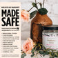 Fontana Candle Company - Wildflower Citrus | Lightly Scented Candle 9 oz | Made from Beeswax and Coconut Oil | Essential Oil | Wood Wick | Long Lasting | Non Toxic Clean Burn