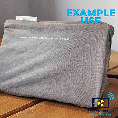 Blocsilver EMF Protection Fabric, Breathable, Versatile EMF Shielding Netting Anti Radiation Cell Towers/WiFi/Smart - High Protection Netting (10ft x 4.92ft Wide)