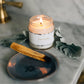 Fontana Candle Co - Pure Vanilla Candle 9 oz | Lightly Scented Candle | Made from Beeswax and Coconut Oil | Essential Oil | Wood Wick | Long Lasting | Clean Burn and Non Toxic
